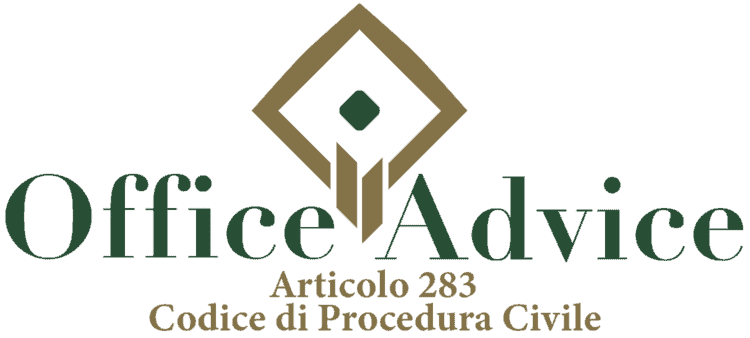 Articolo 283 - Codice di Procedura Civile