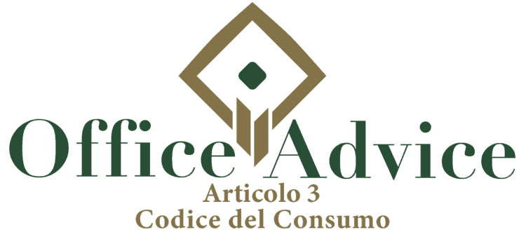 Articolo 3 - Codice del Consumo