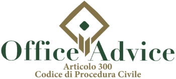Articolo 300 - codice di procedura civile