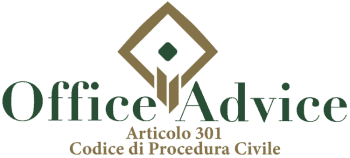 Articolo 301 - codice di procedura civile