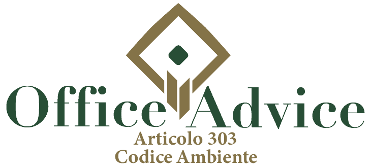 Art. 303 - Codice ambiente