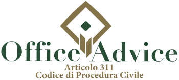 Articolo 311 - codice di procedura civile
