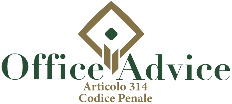 Articolo 314 - Codice Penale