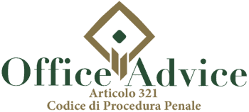 Articolo 321 - codice di procedura penale