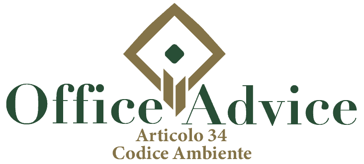 Art. 34 - Codice ambiente