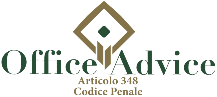 Articolo 348 - Codice Penale