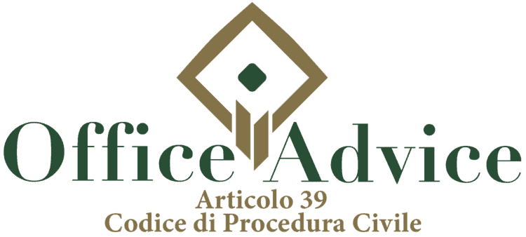 Articolo 39 - Codice di Procedura Civile