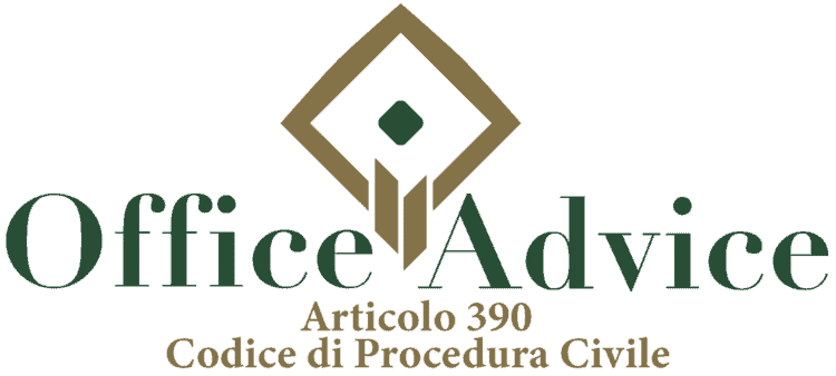 Articolo 390 - Codice di Procedura Civile