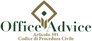 Articolo 391 - codice di procedura civile