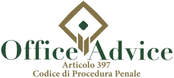 Articolo 397 - codice di procedura penale