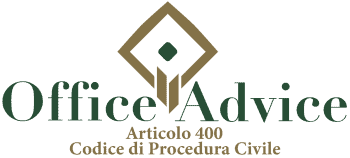 Articolo 400 - codice di procedura civile