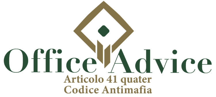 Articolo 41 quater - Codice Antimafia