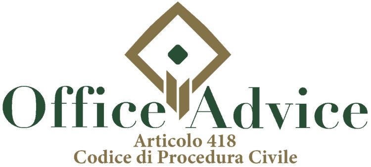 Articolo 418 - Codice di Procedura Civile