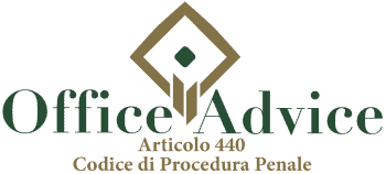 Articolo 440 - codice di procedura penale