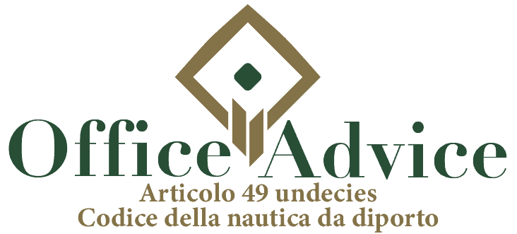 Art. 49 undecies - Codice della nautica da diporto