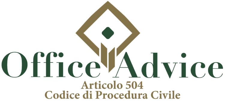 Articolo 504 - Codice di Procedura Civile