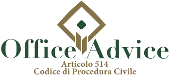 Articolo 514 - codice di procedura civile
