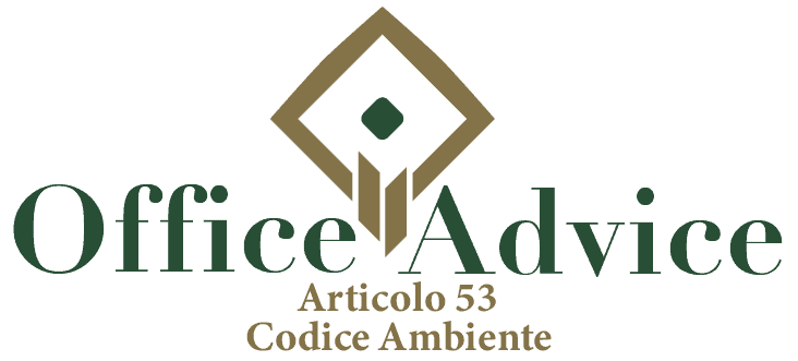Art. 53 - Codice ambiente