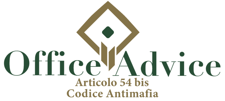 Articolo 54 bis - Codice Antimafia