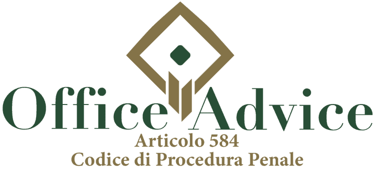 Articolo 584 - Codice di Procedura Penale