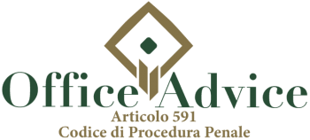 Articolo 591 - codice di procedura penale