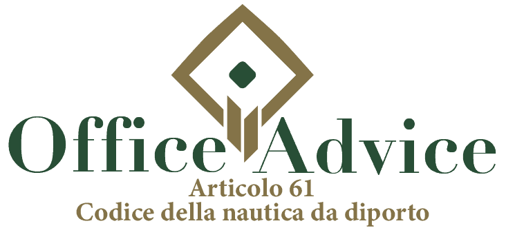 Art. 61 - Codice della nautica da diporto