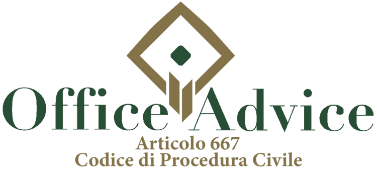 Articolo 667 - Codice di Procedura Civile