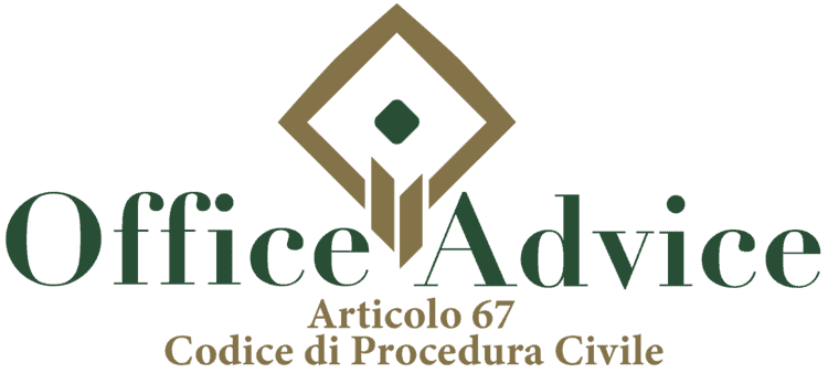 Articolo 67 - Codice di Procedura Civile