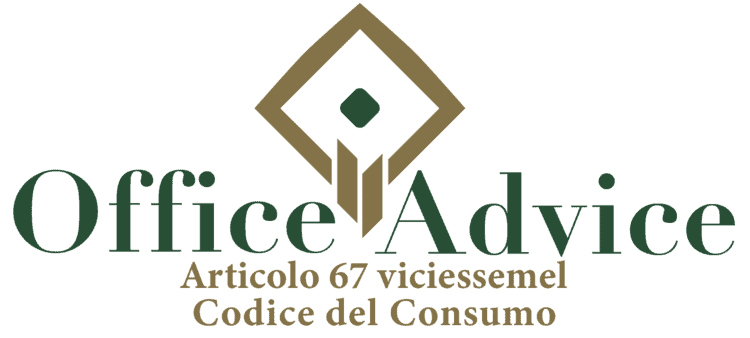 Articolo 67 vicies semel - Codice del Consumo