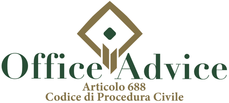 Articolo 688 - Codice di Procedura Civile
