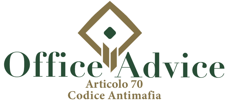 Articolo 70 - Codice Antimafia