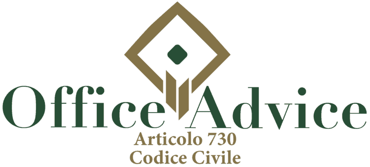 Articolo 730 - Codice Civile