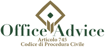 Articolo 745 - codice di procedura civile