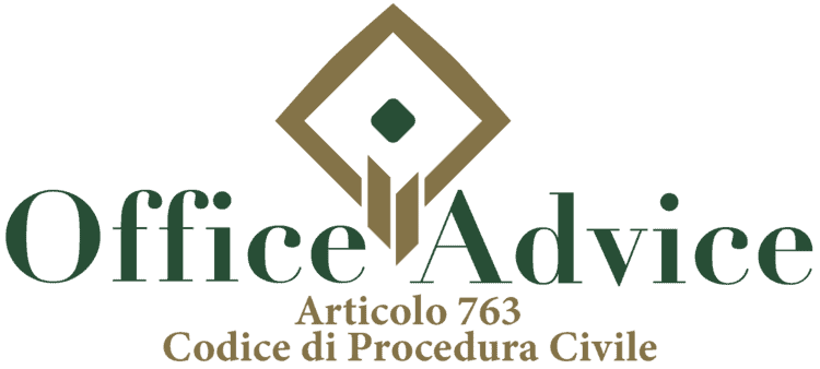 Articolo 763 - Codice di Procedura Civile
