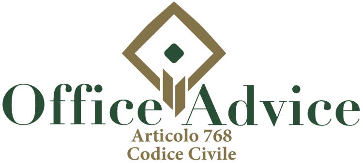 Articolo 768 - Codice Civile