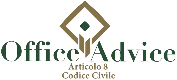 Articolo 8 - Codice Civile