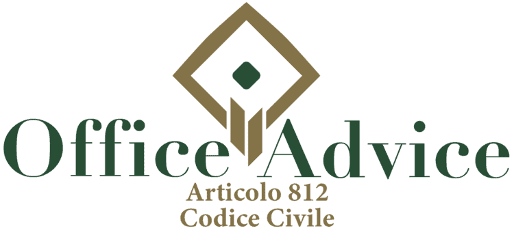 Articolo 812 - Codice Civile