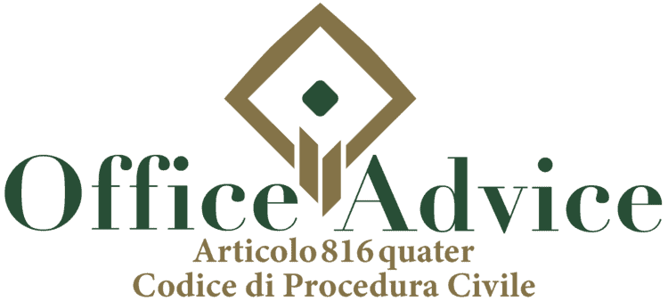 Articolo 816 quater - Codice di Procedura Civile