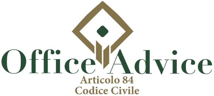 Articolo 84 - Codice Civile